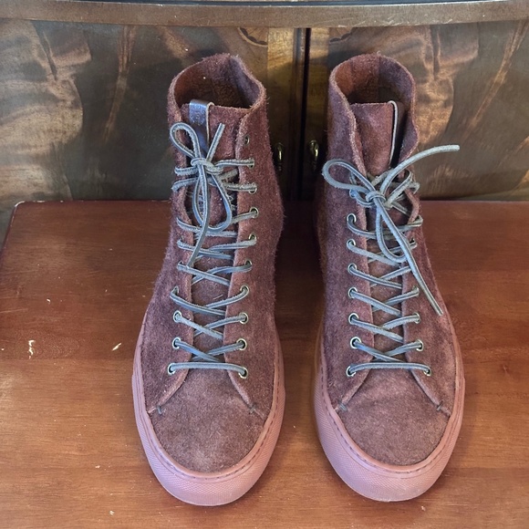 Buttero Tanino Suede Leather Sneakers - Picture 1 of 7